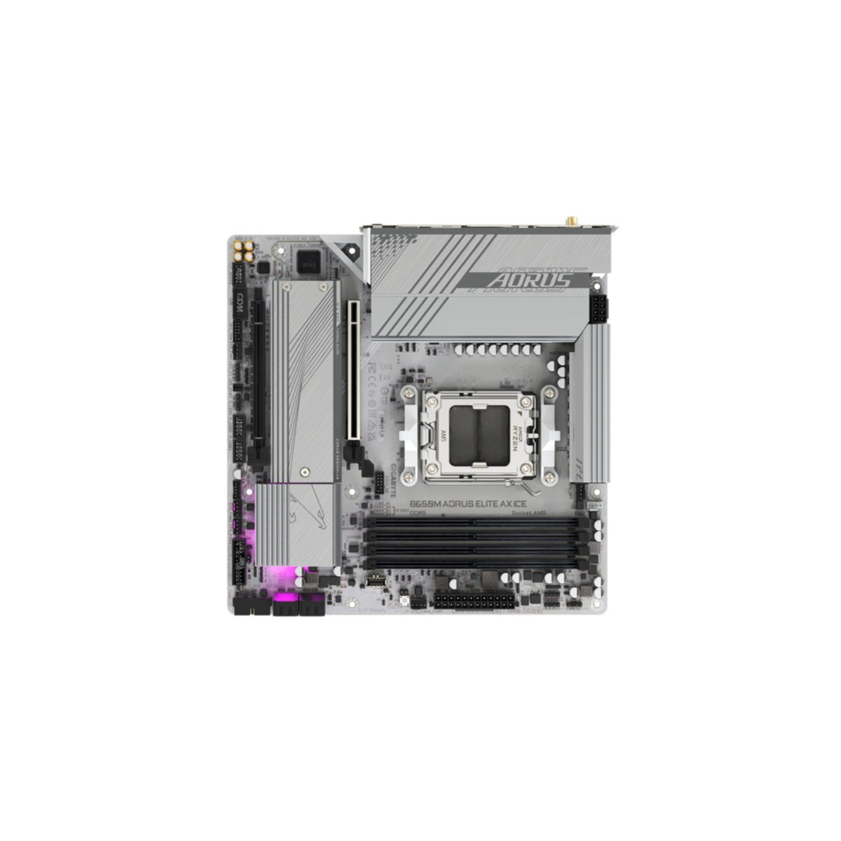 Gigabyte GA-B650M-A Elite AX Ice (AM5) (D), Bild 5