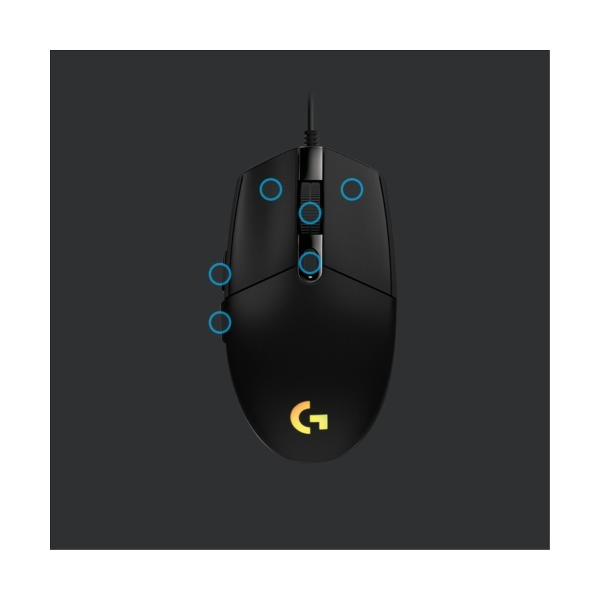 Mouse Logitech G G203 Gamingmouse wired black (910-005796), Bild 4