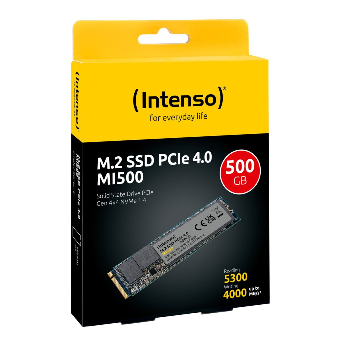 SSD Intenso 500GB MI500 M.2 2280 PCIe 4.0 x4 NVME 1.4 3836450, Bild 5