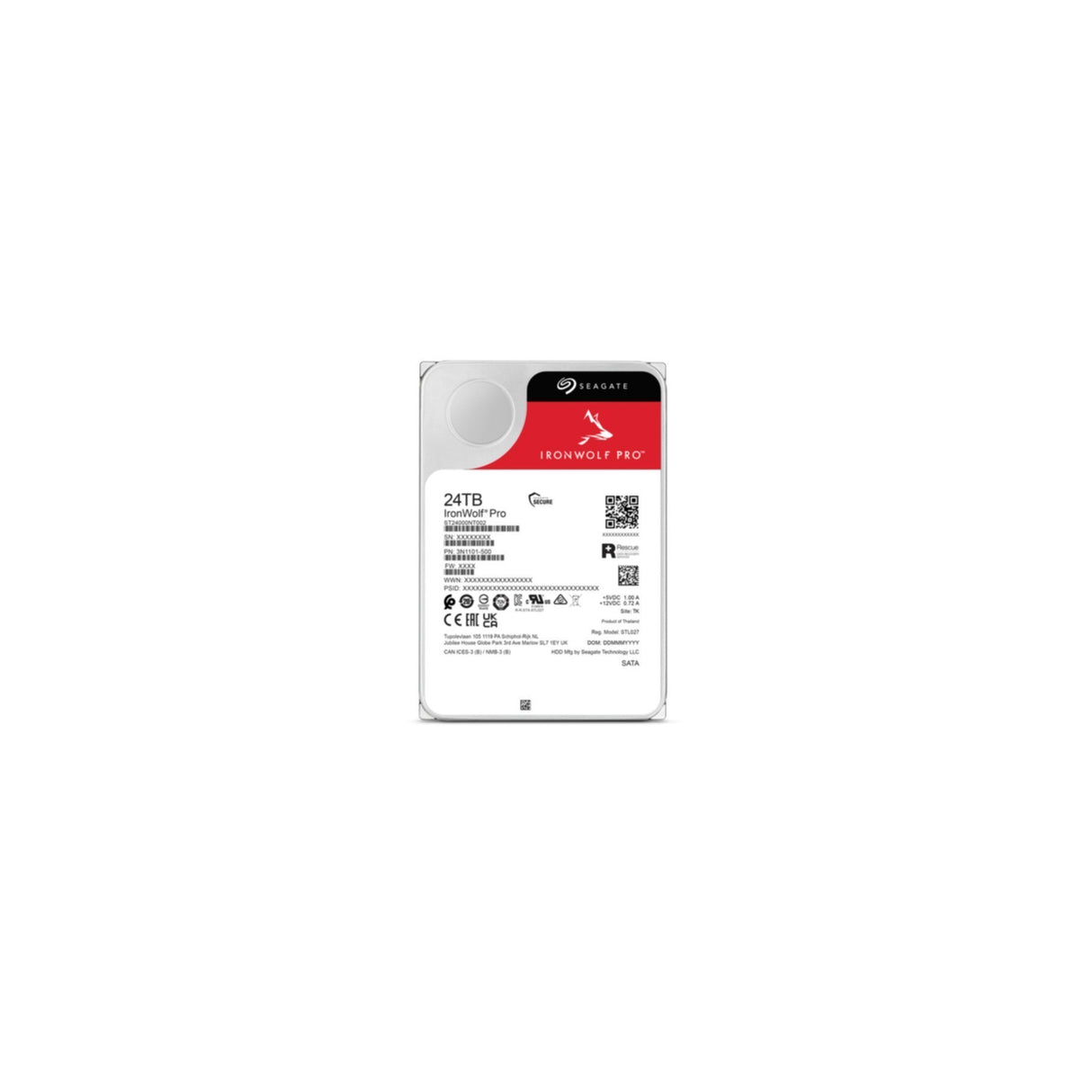 HDD Seagate IronWolf Pro NAS ST24000NT002 24TB Sata III 512MB (D)