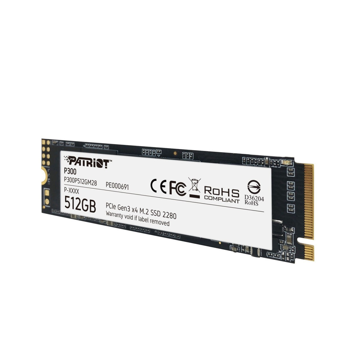 SSD Patriot P300 512GB M.2 PCIe 3.0 P300P512GM28 NVME, Bild 5