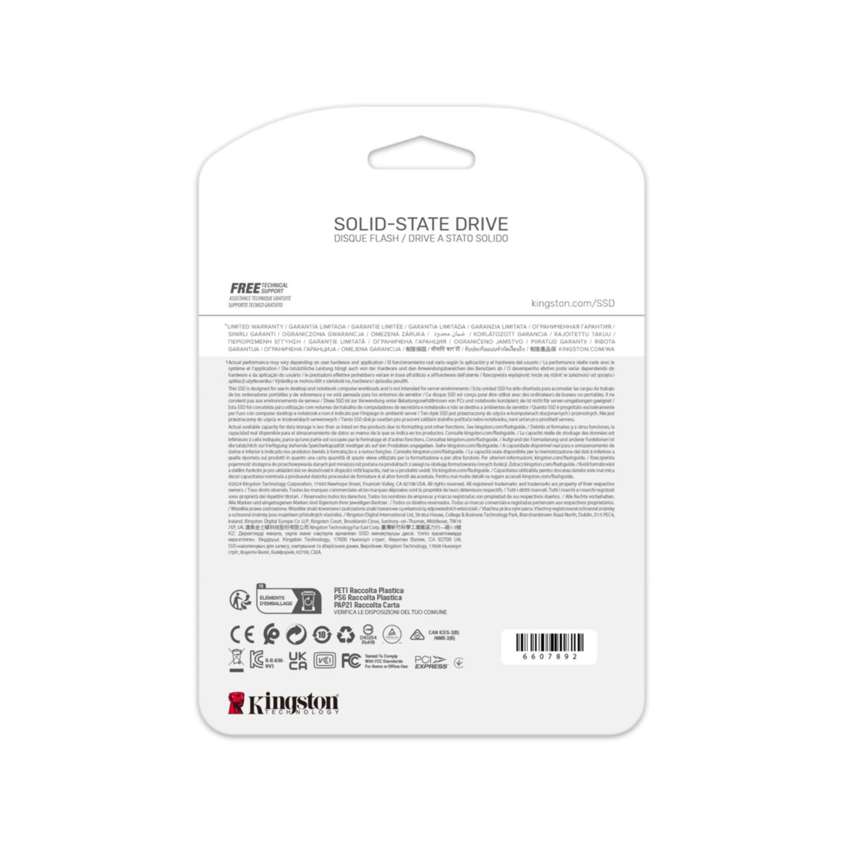 SSD Kingston NV3 4TB Kingston SNV3S/4000G M.2 PCIe 4.0 NVMe