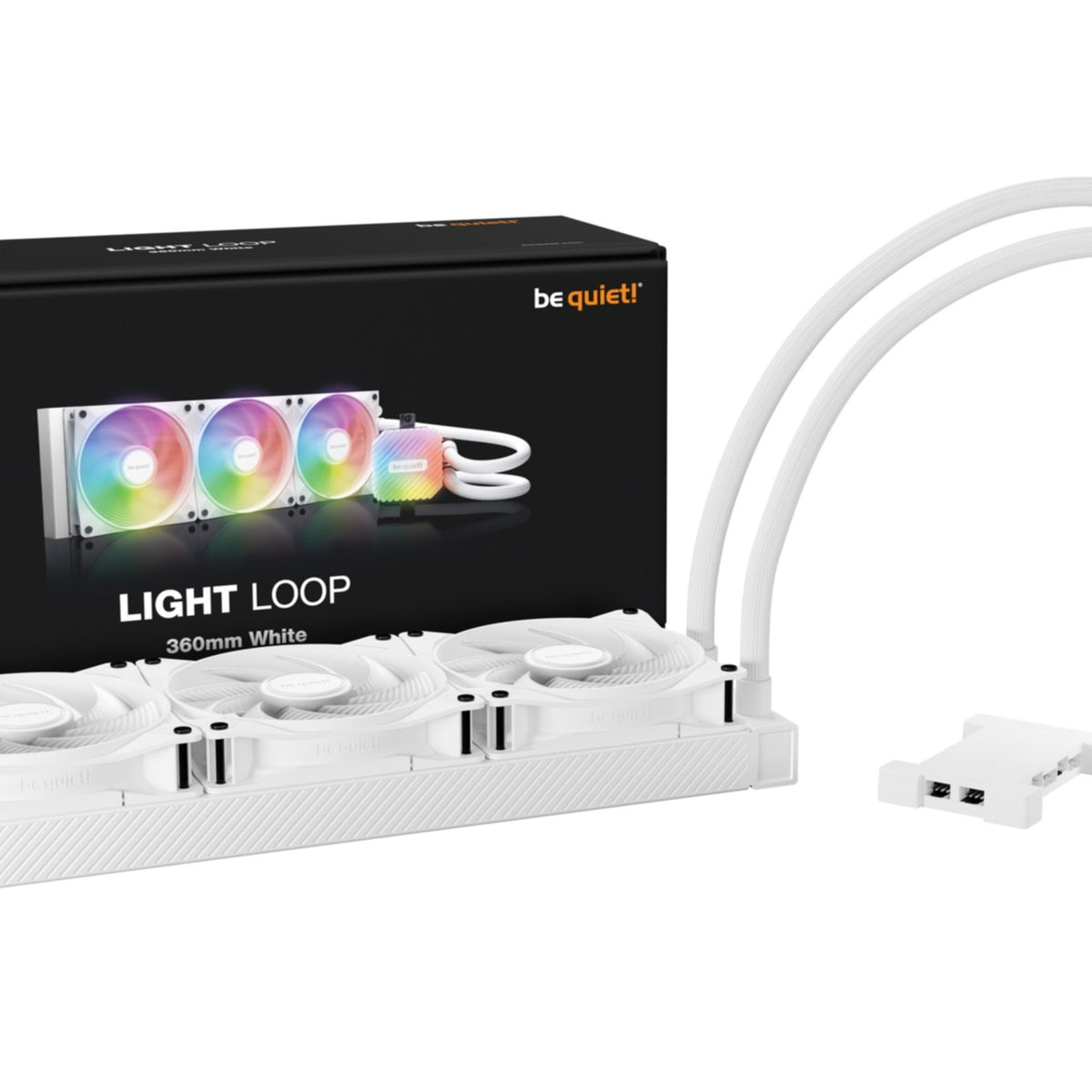 Cooler Be Quiet! Light Loop - Prozessor - Wasserkühlung - 360mm White (BW023), Bild 4