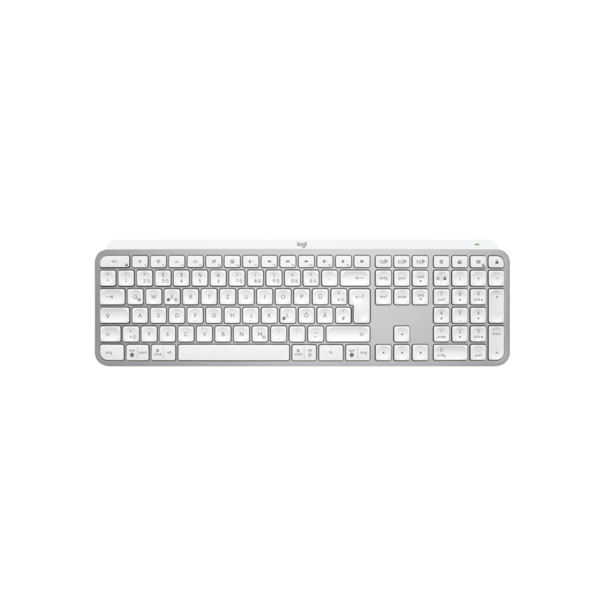 Keyboard Logitech MX Keys S Wireless Pale Gray (DE) (920-011566)