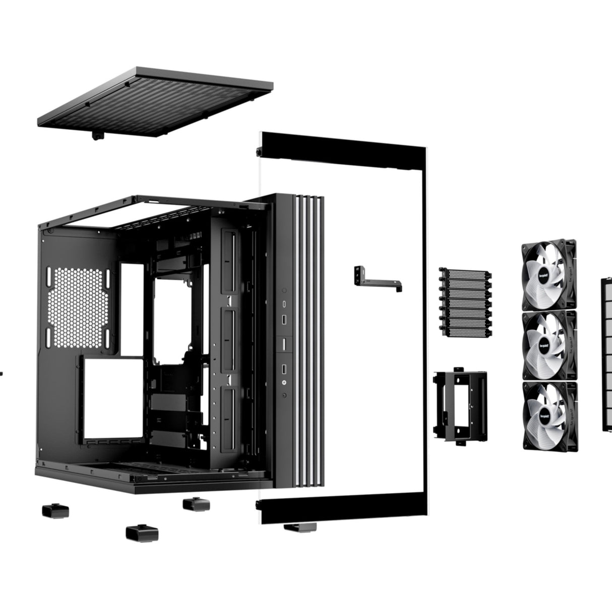 PC- Gehäuse BeQuiet Light Base 600 LX - Black