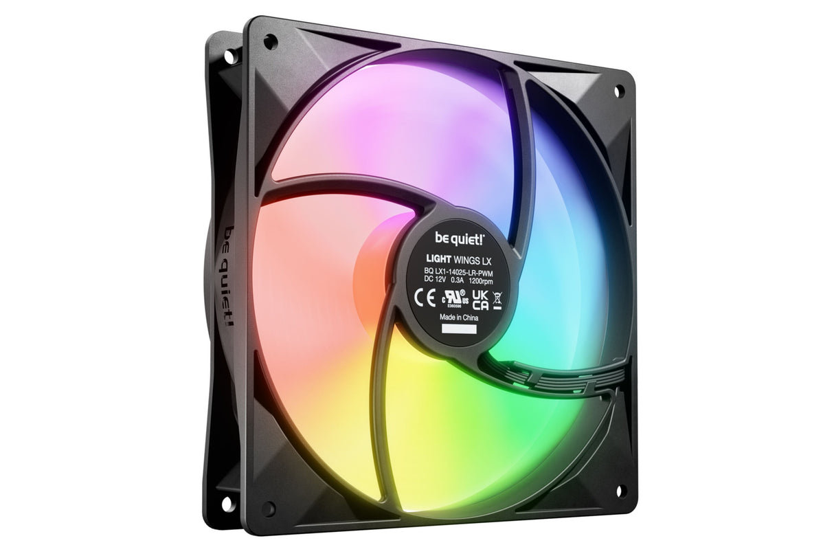 PC- Gehäuselüfter Be Quiet Light Wings LX 140mm PWM (triple pack)