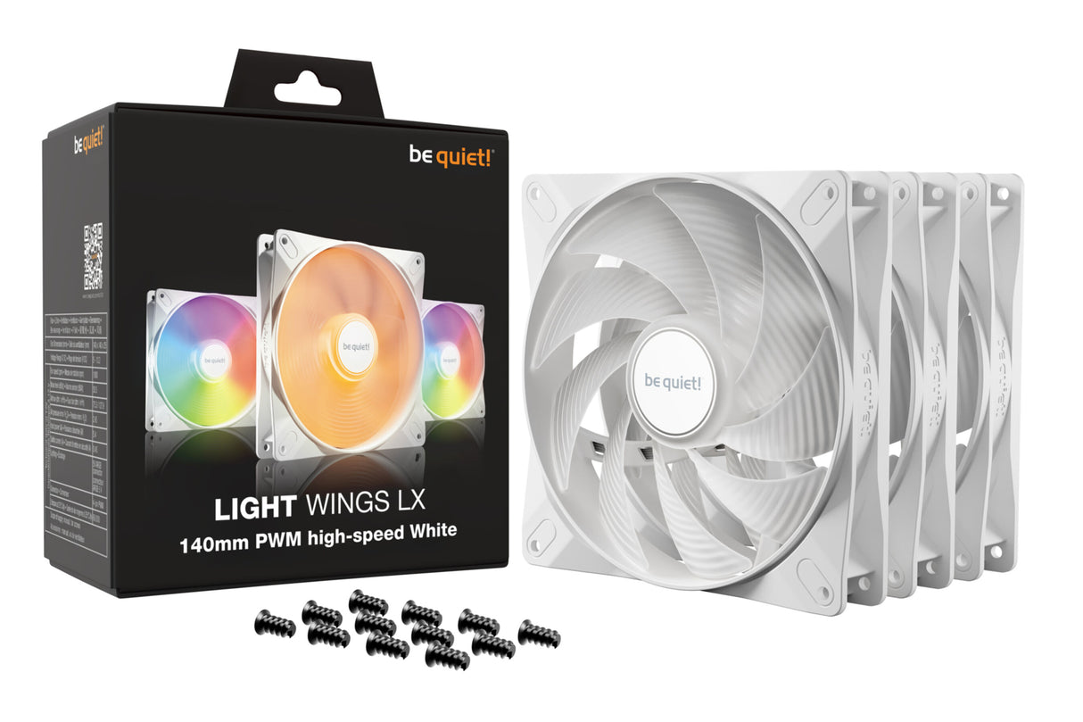 PC- Gehäuselüfter Be Quiet Light Wings LX, 1420mm PWM hight-speed (triple pack)
