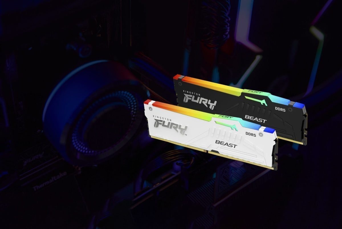 DDR5 32GB KIT 2x16GB PC 6000 Kingston FURY Beast RGB EX KF560C30BWEAK2-32, Bild 6