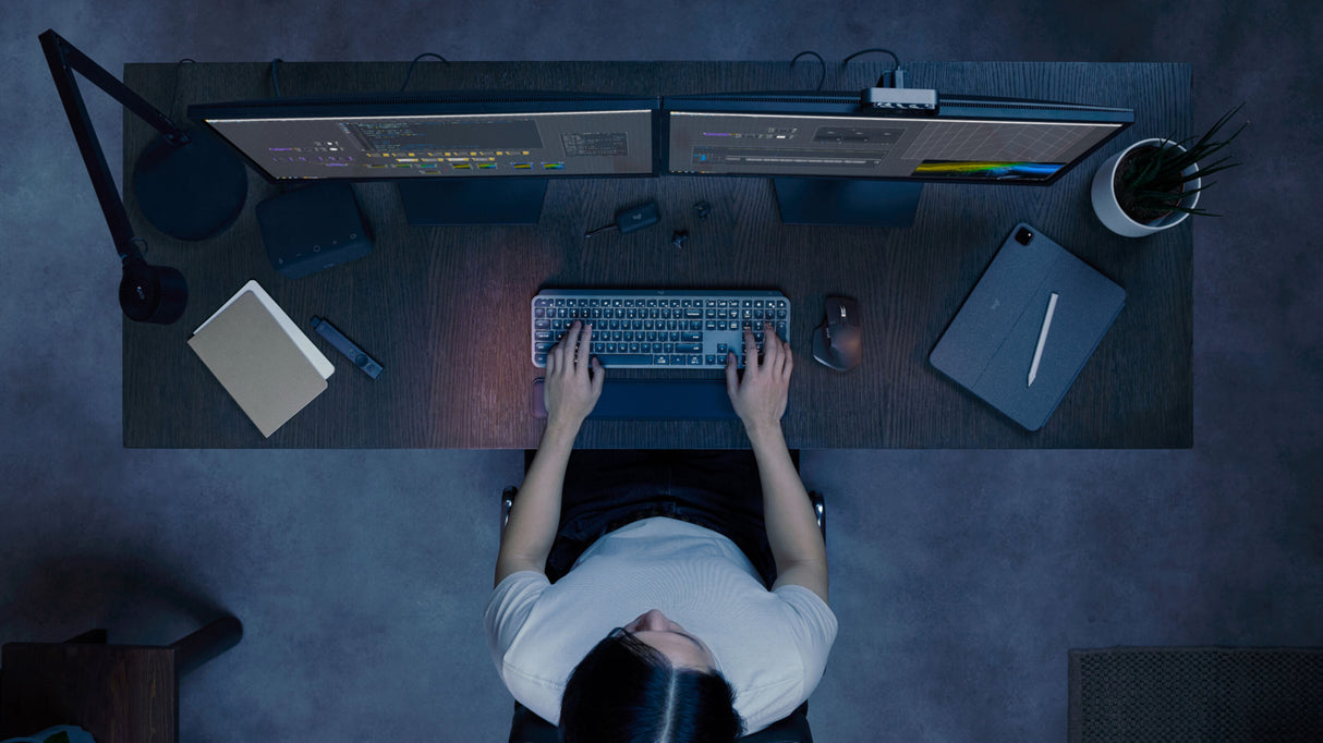 Keyboard & Mouse Logitech MX Keys S Wireless Combo black (DE) (920-011606)