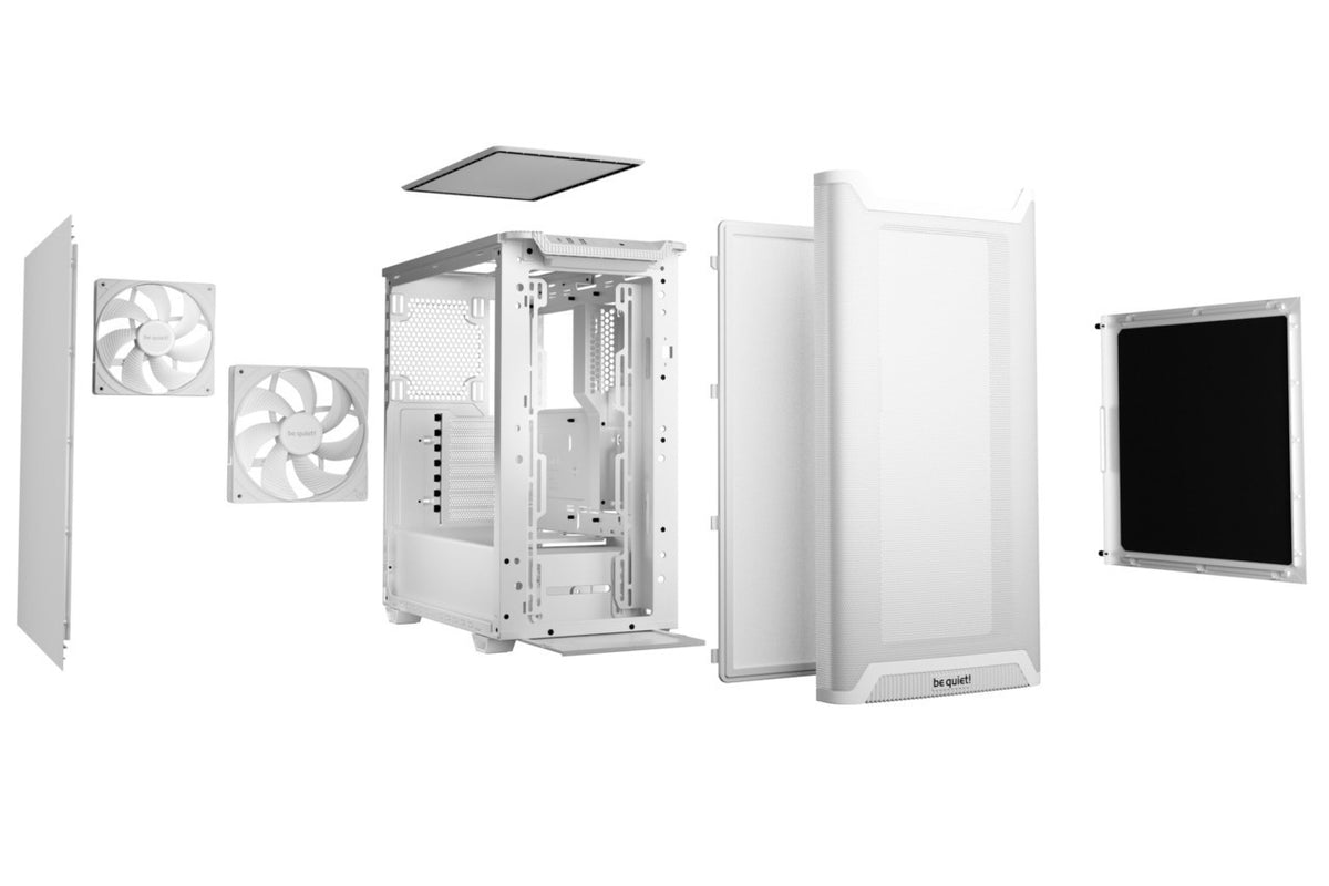 PC- Gehäuse BeQuiet Pure Base 501 Airflow - white, Bild 4