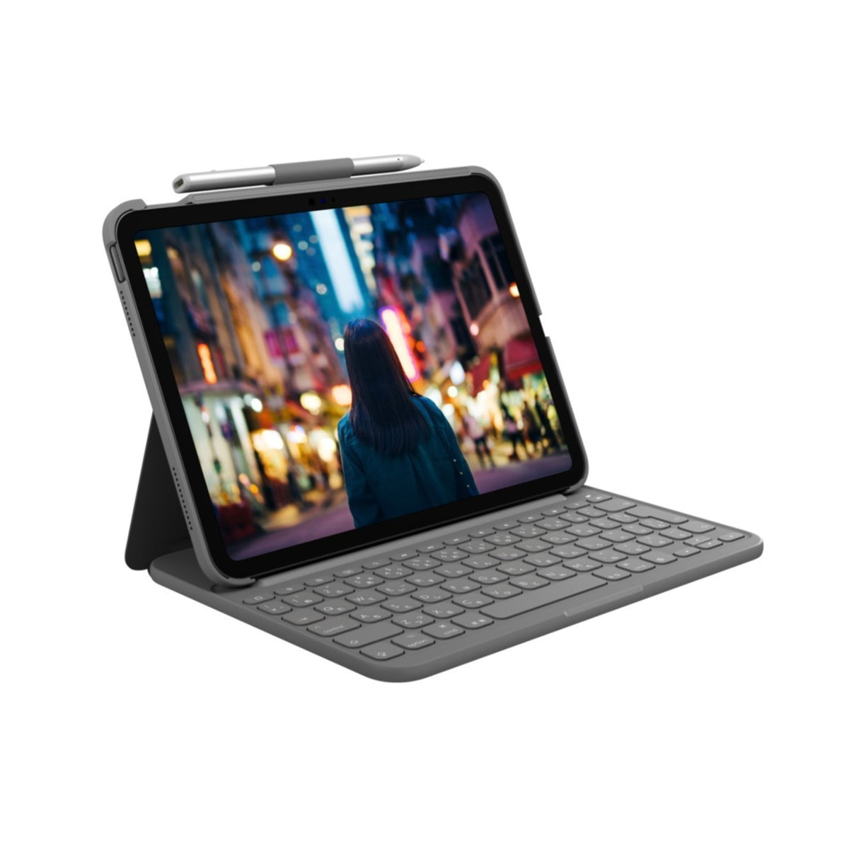 Keyboard Logitech Slim Folio - QWERTZ - Deutsch - iPad (10th gen) (920-011423), Bild 5