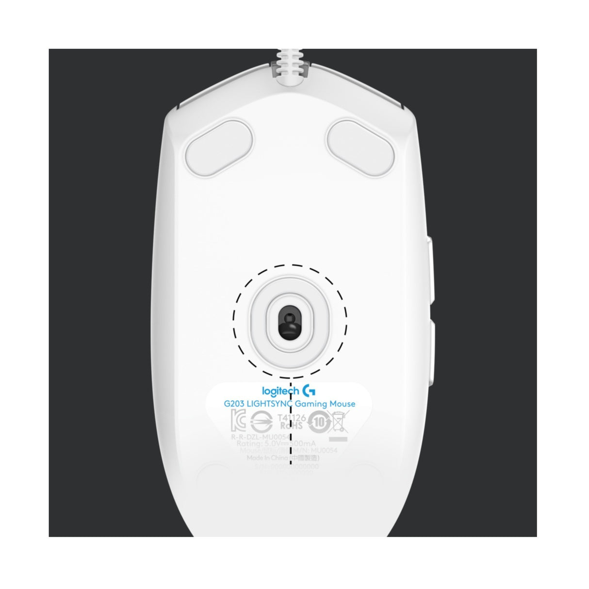 Mouse Logitech G G203 wired white (910-005797)