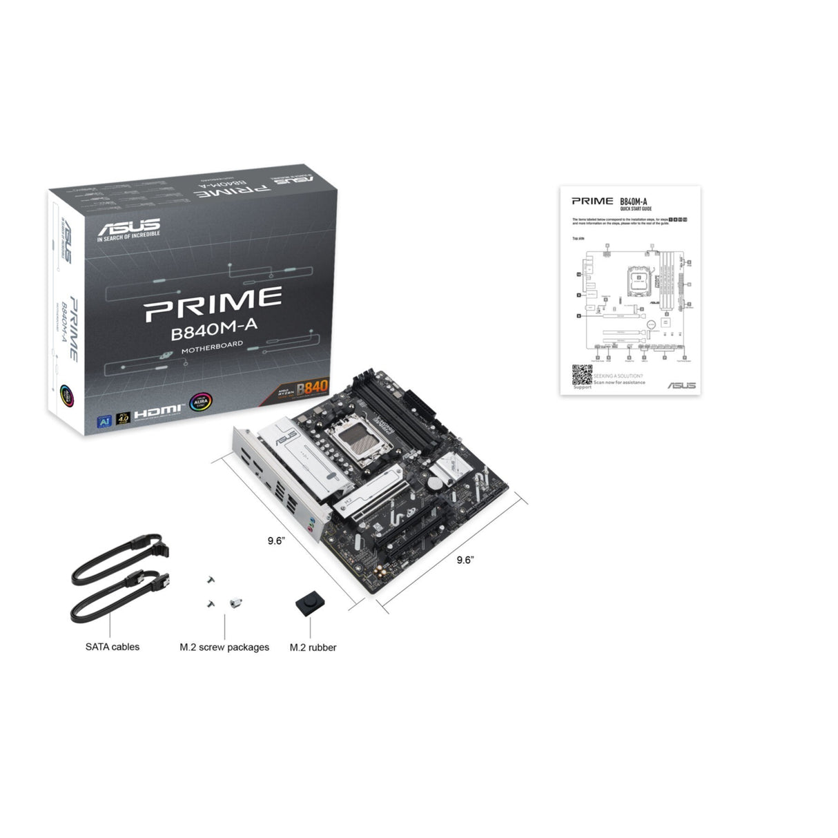 ASUS Prime B840M-A-CSM (AM5) (D)