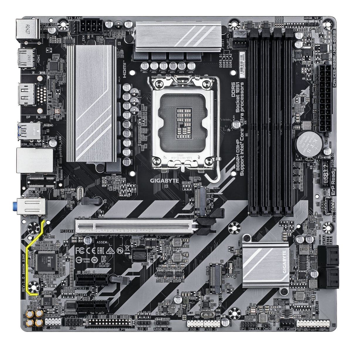 Gigabyte GA-B860M D3HP (1851) (D)