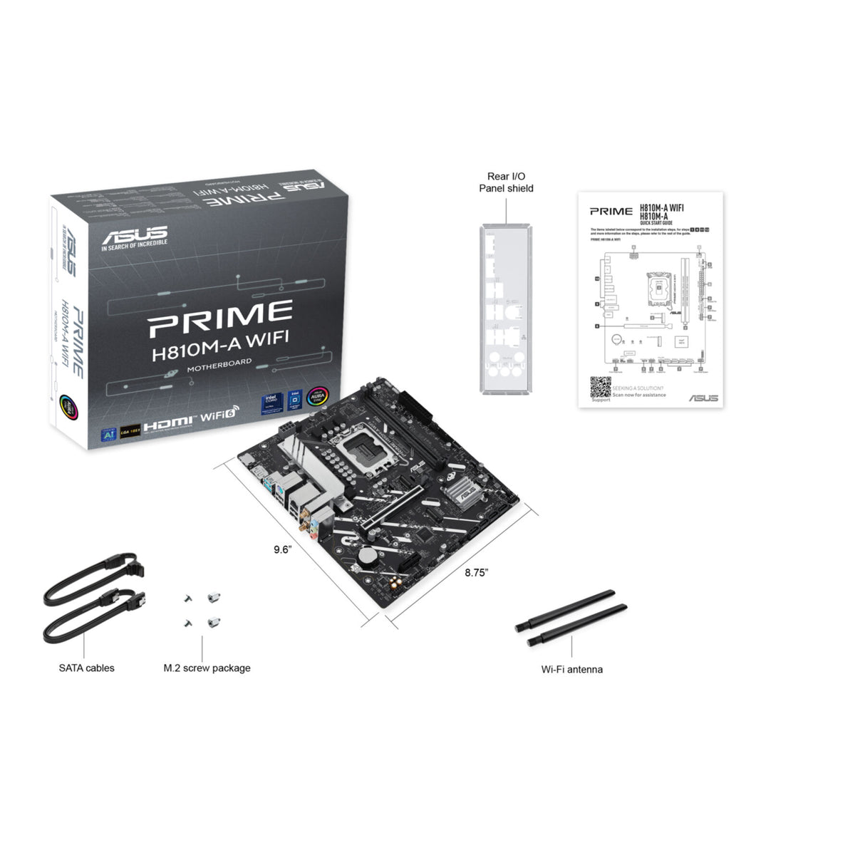 ASUS PRIME H810M-A WIFI (1851) (D)