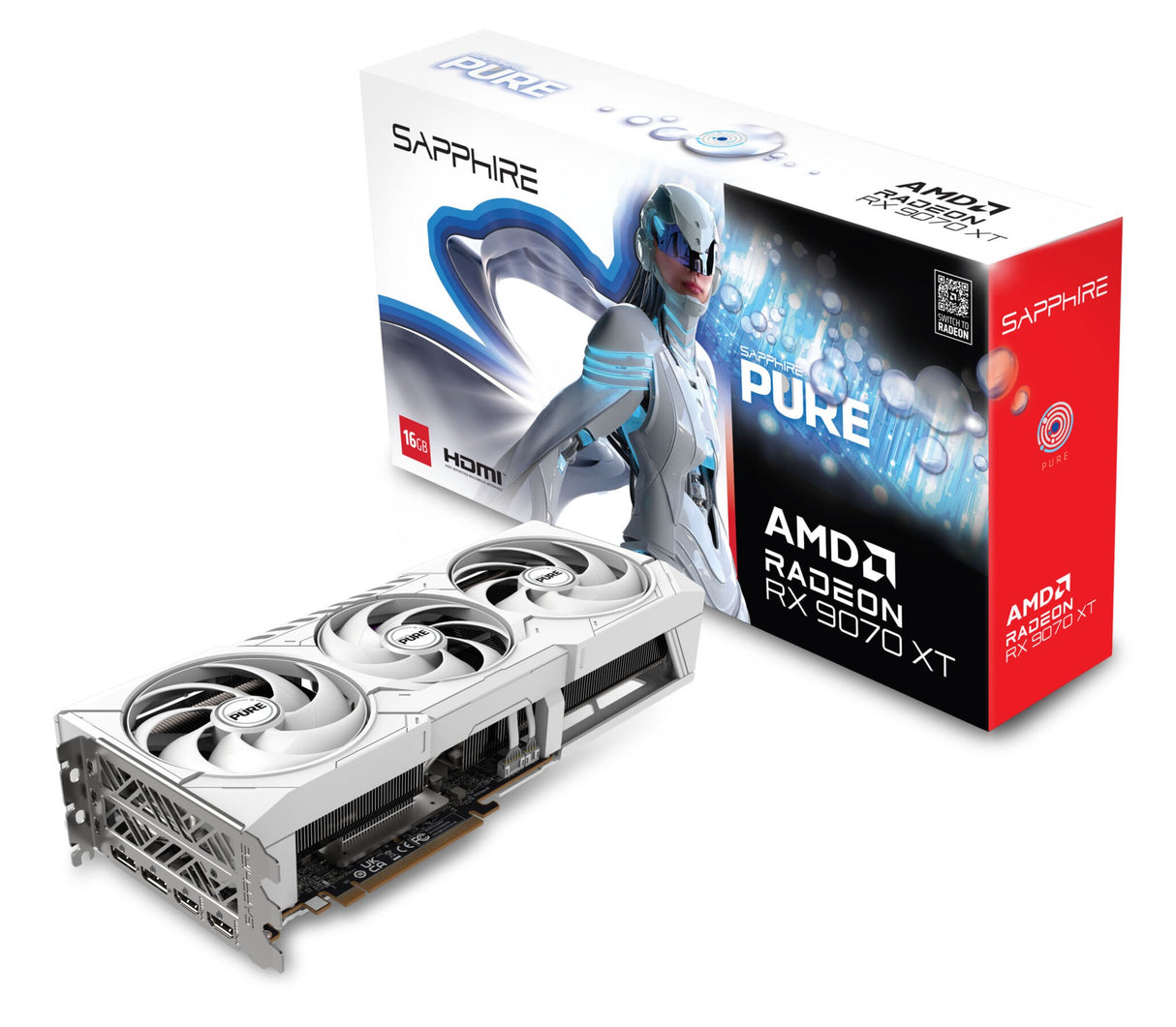 VGA SAPPHIRE PURE Radeon RX 9070 XT 16GB Gaming OC (UEFI)