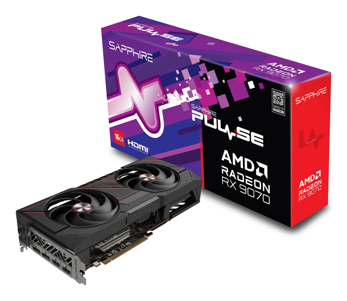 VGA SAPPHIRE PULSE Radeon RX 9070 16GB Gaming (UEFI)