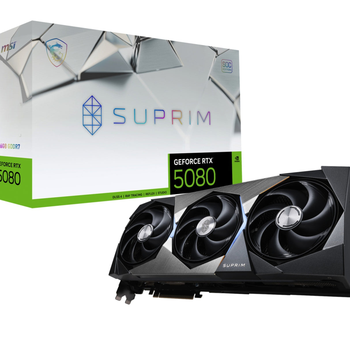 VGA MSI GeForce® RTX 5080 16GB SUPRIM SOC