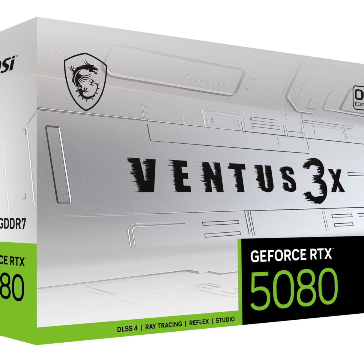 VGA MSI GeForce® RTX 5080 16GB VENTUS 3X OC WHITE