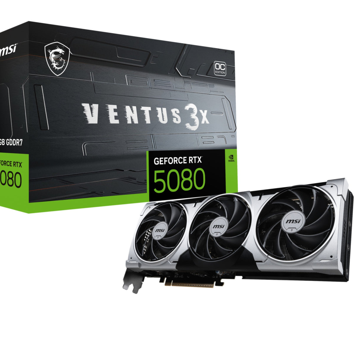 VGA MSI GeForce® RTX 5080 16GB VENTUS 3X OC PLUS
