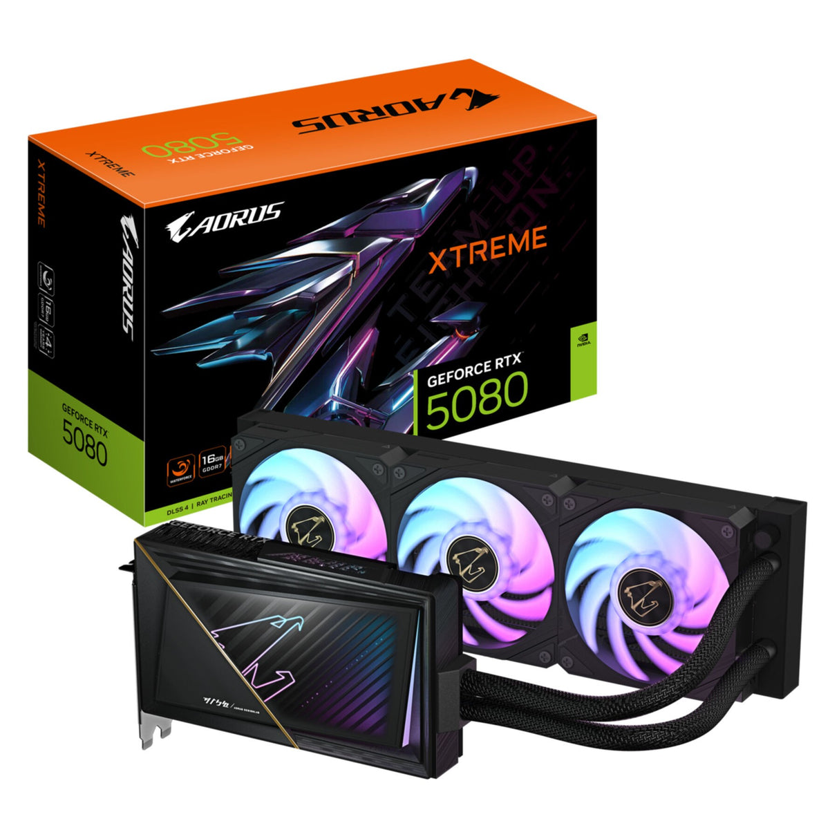 VGA Gigabyte GeForce® RTX 5080 16GB AORUS XTREME WATERFORCE