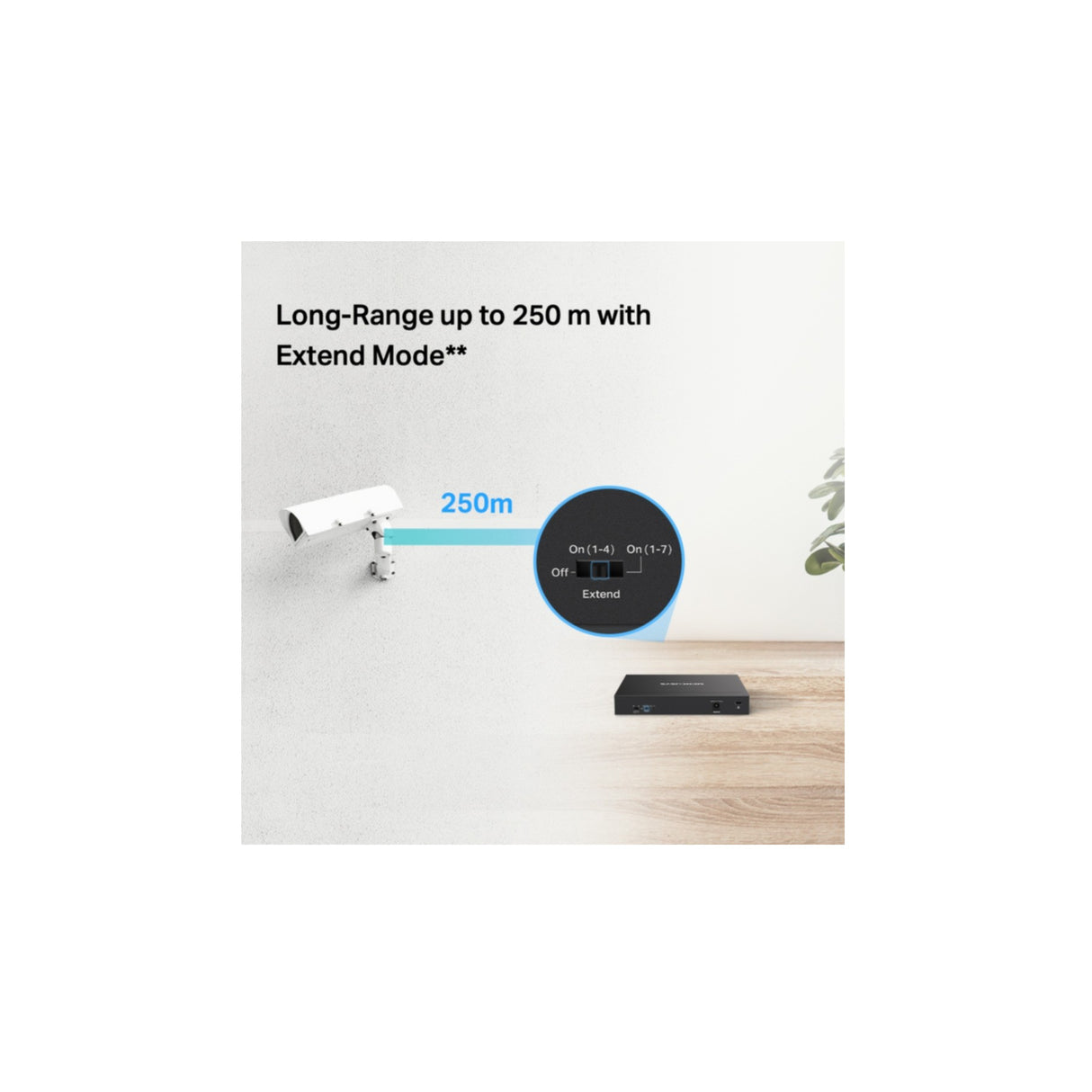 Mercusys Switch MS108GP 8-port 10/100/1000