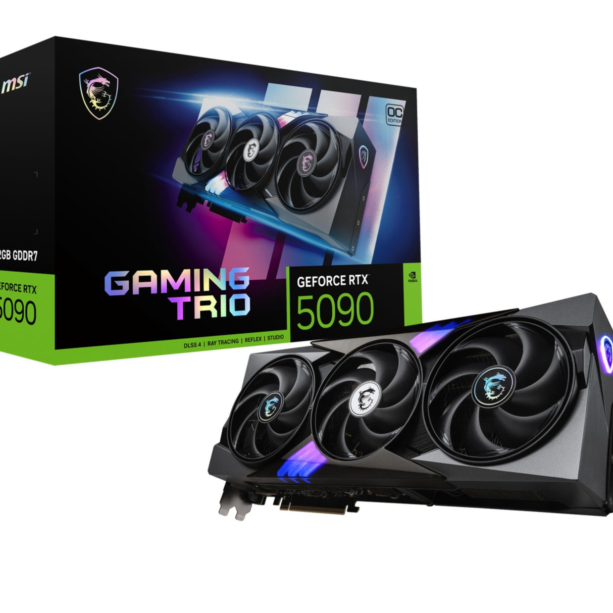 VGA MSI GeForce® RTX 5090 32GB GAMING TRIO OC