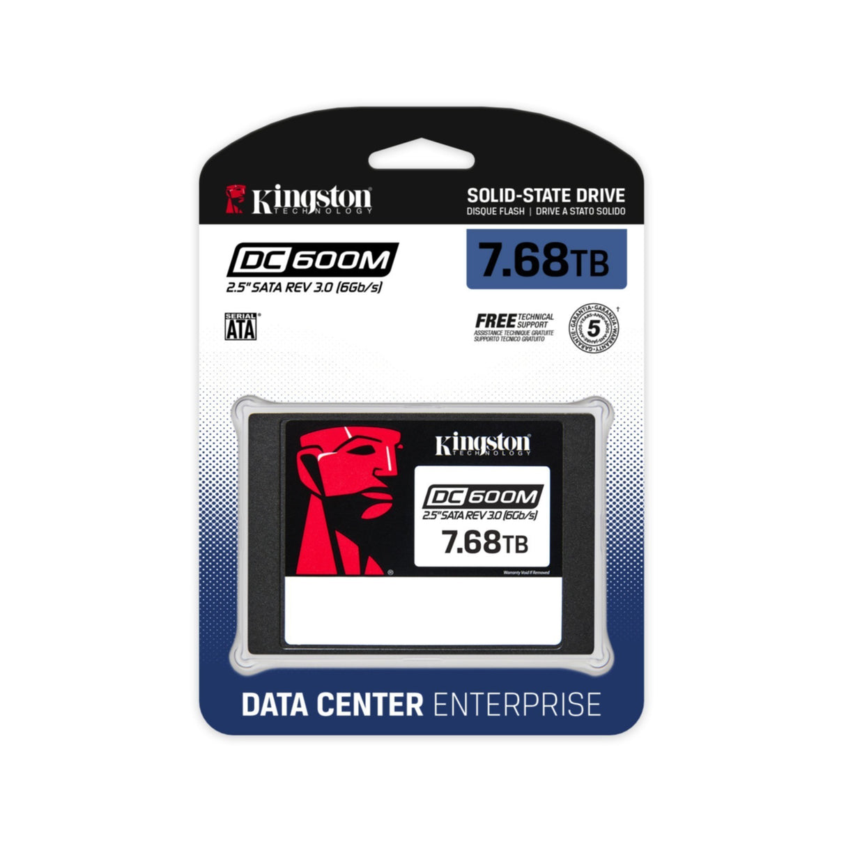 SSD Kingston DC600M 7,68 TB Sata 3.0 2,5" Enterprise SEDC600M/7680G