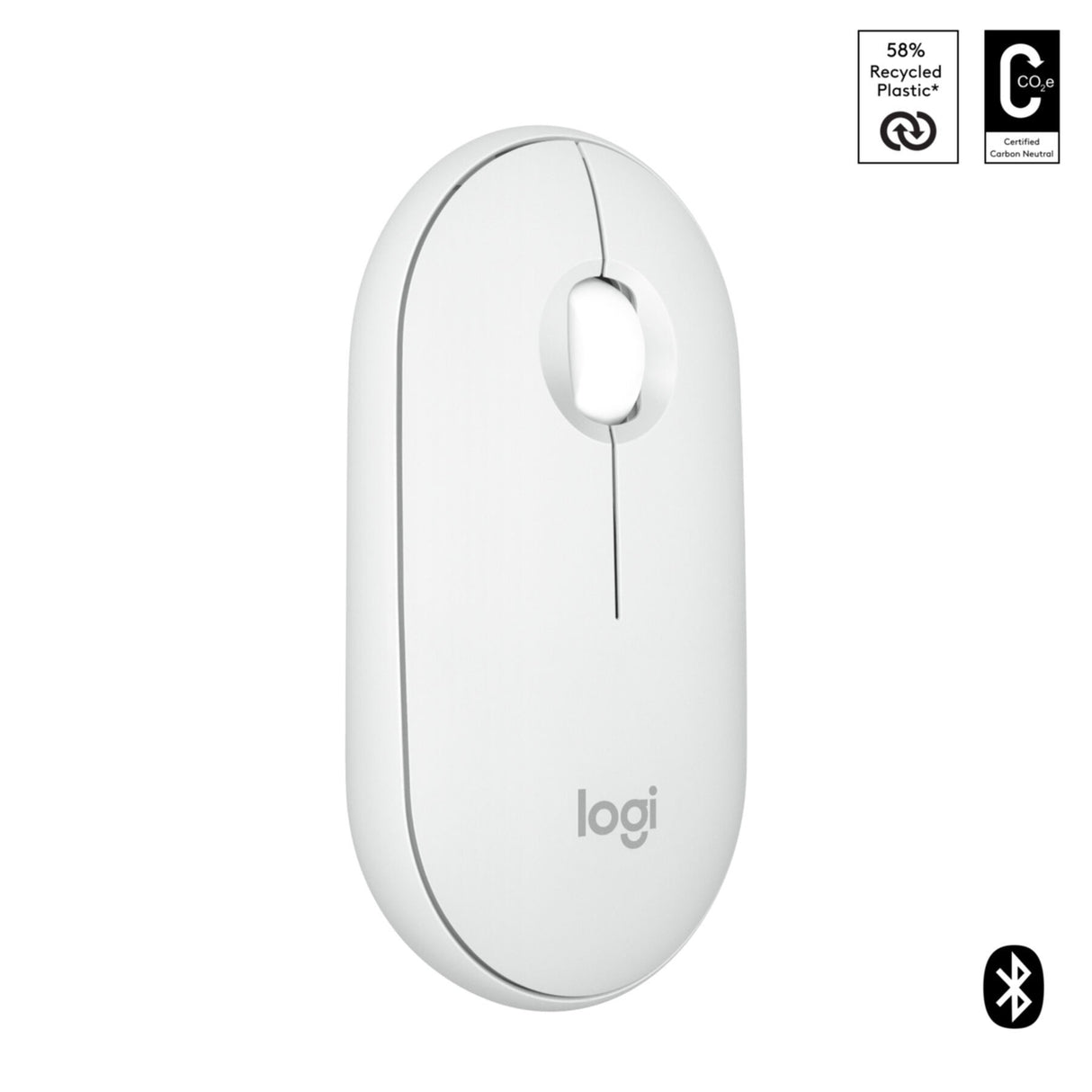 Mouse Logitech Pebble 2 M350s Wireless wihte (910-007013)