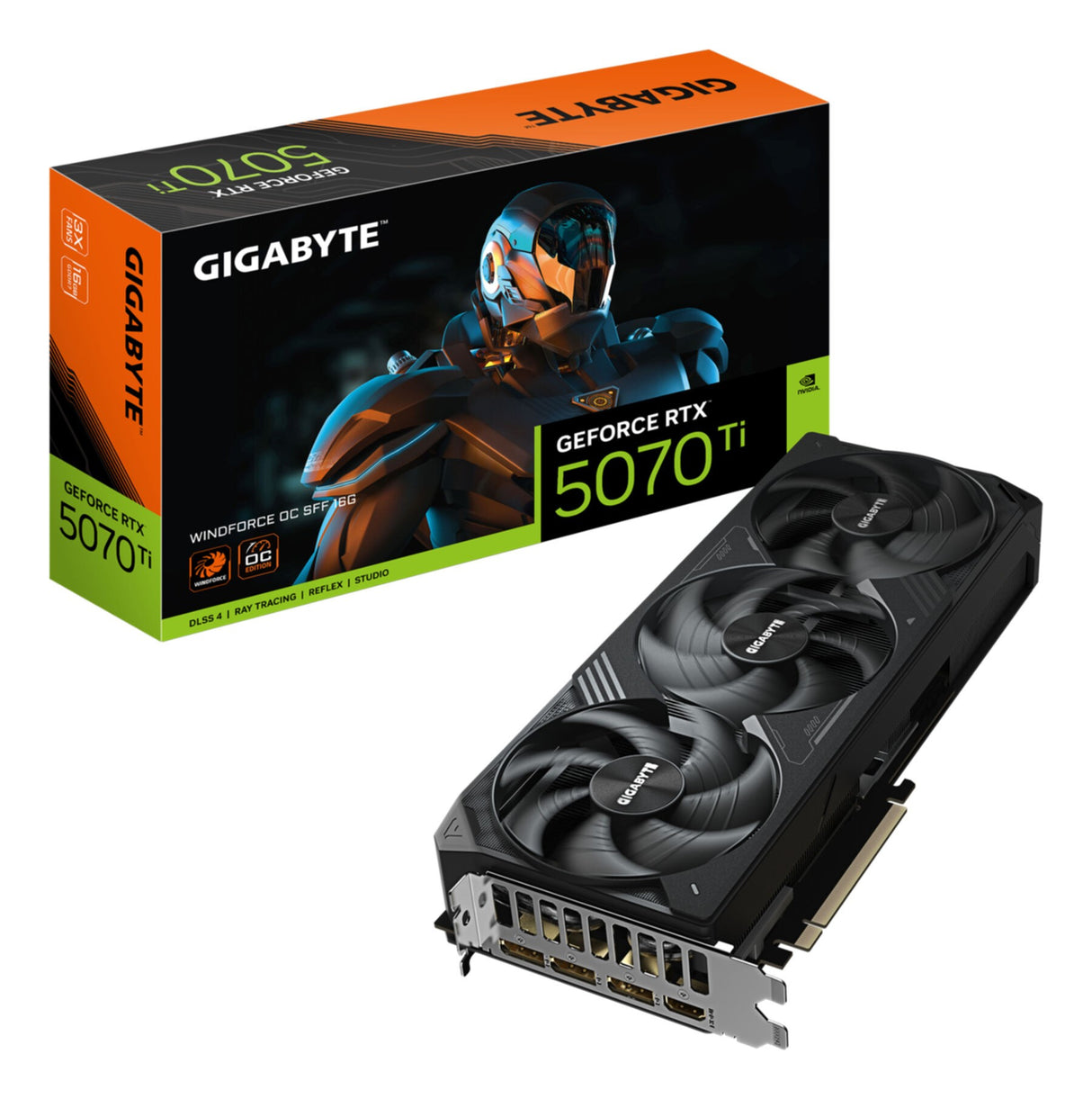 VGA Gigabyte GeForce® RTX 5070TI 16GB Windforce OC