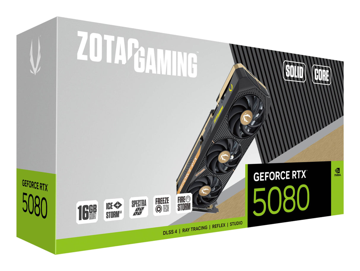 VGA ZOTAC GeForce® RTX 5080 16GB SOLID CORE
