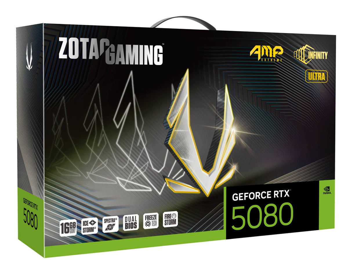VGA ZOTAC GeForce® RTX 5080 16GB AMP Extreme Infinity Ultra