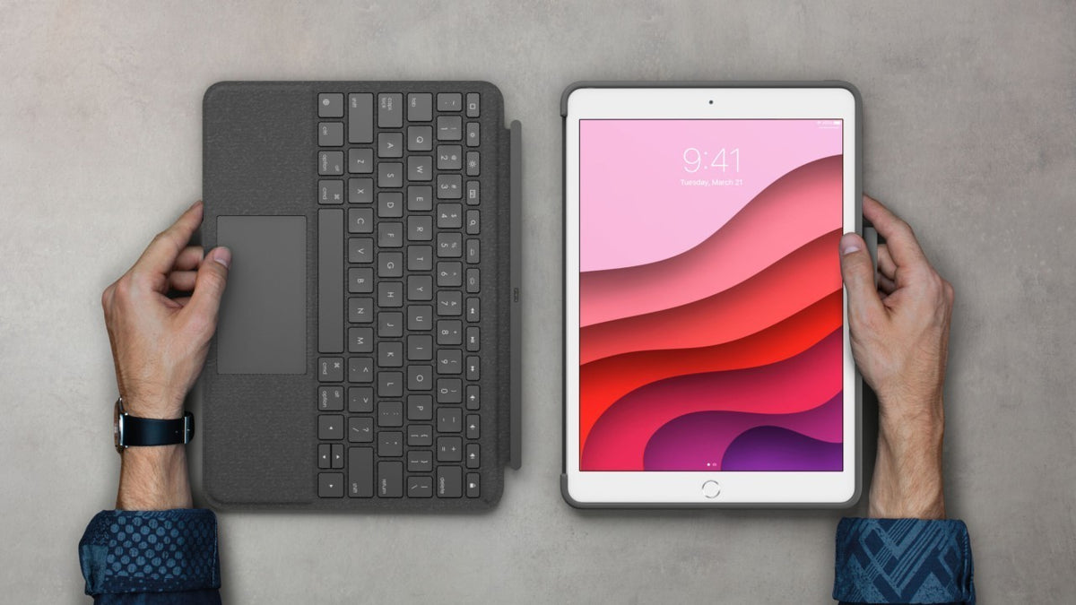 Keyboard & Touchpad Logitech ComboTouch for iPad Air and iPad Pro Graphite (920-012770), Bild 7