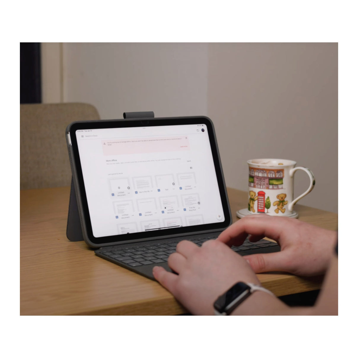 Keyboard & Touchpad Logitech ComboTouch for Apple iPad (10th gen) (920-011435)