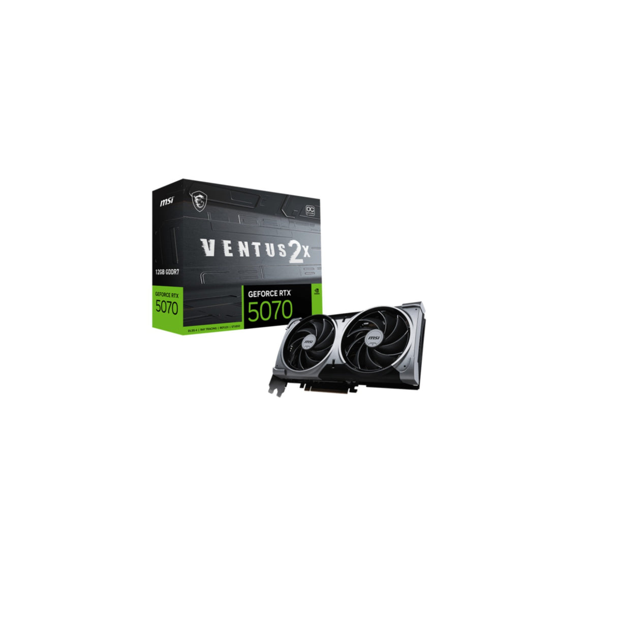 VGA MSI GeForce® RTX 5070 12GB VENTUS 2X OC