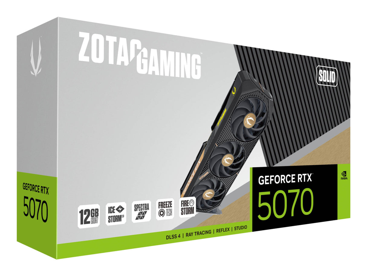 VGA ZOTAC GeForce® RTX 5070 12GB Solid