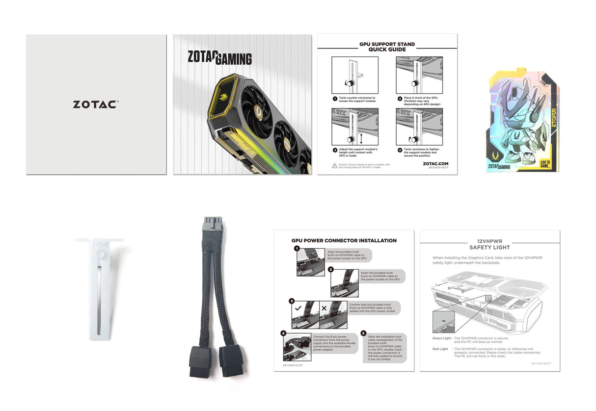 VGA ZOTAC GeForce® RTX 5070 12GB AMP WHITE EDITION