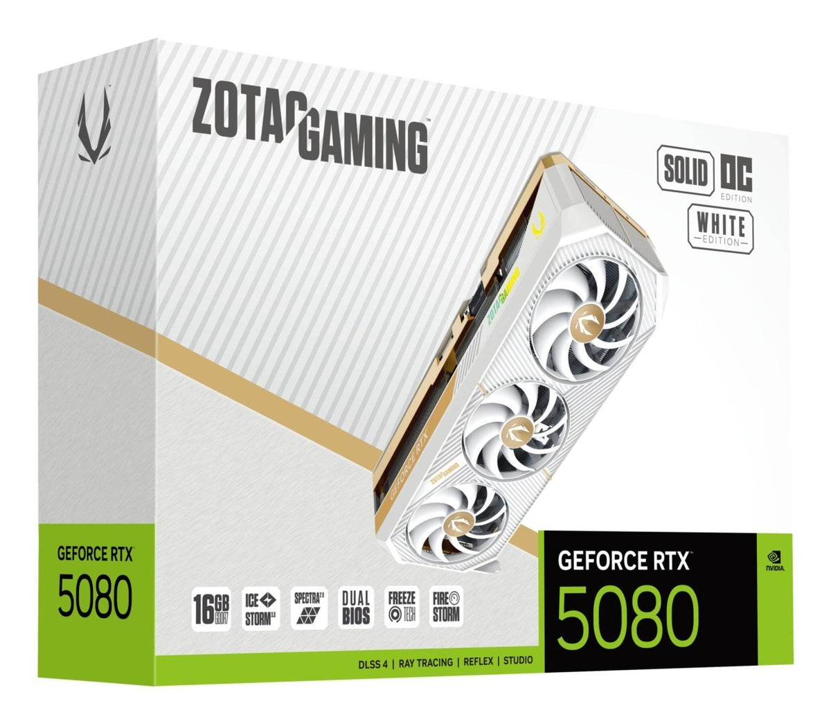 VGA ZOTAC GeForce® RTX 5080 16GB SOLID OC White Edition, Bild 7