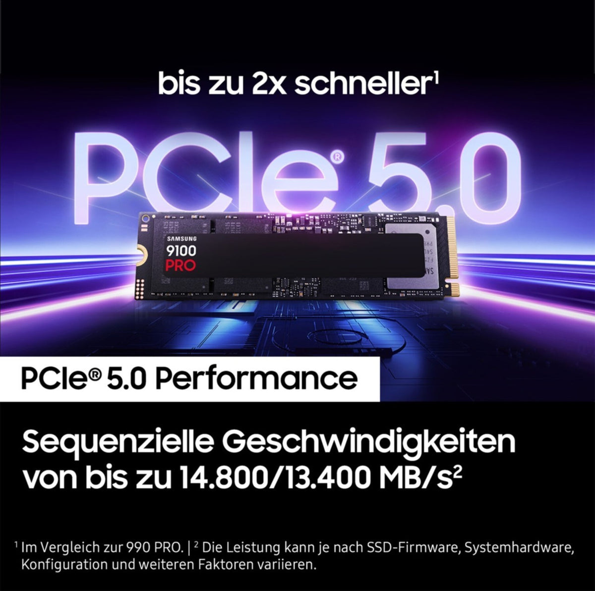 SSD Samsung 9100 Pro M.2 1TB NVMe MZ-VAP1T0BW PCIe 5.0, Bild 4