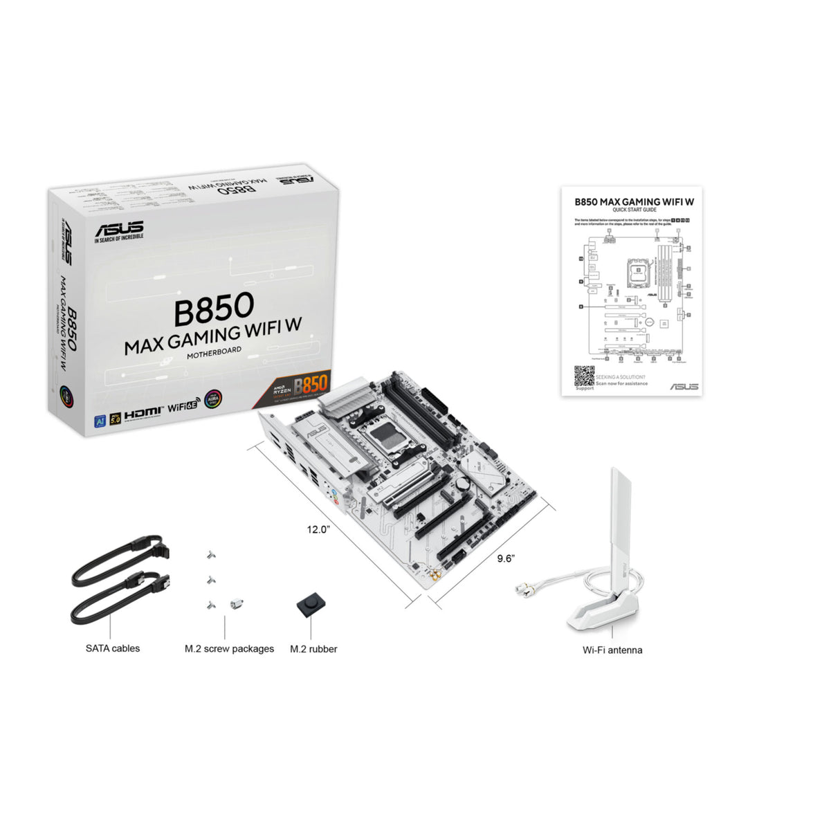 ASUS B850 MAX GAMING WIFI W (AM5) (D)