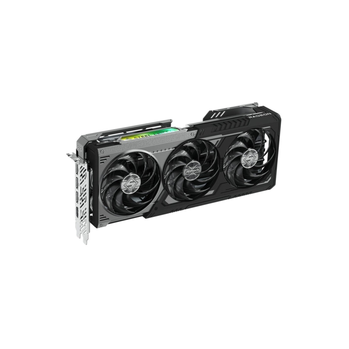 VGA ASRock Radeon RX 9070 XT 16GB Steel Legend Dark, Bild 2