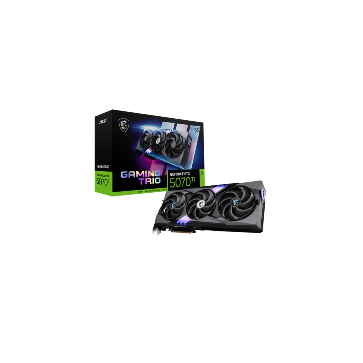 VGA MSI GeForce® RTX 5070 TI 16GB GAMING TRIO OC