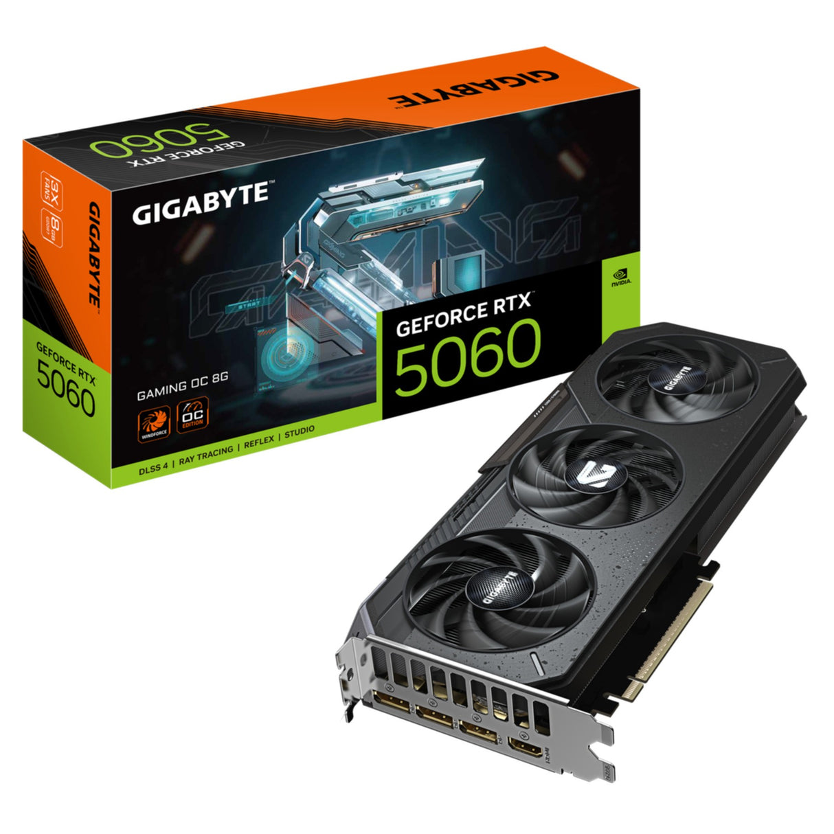VGA Gigabyte GeForce® RTX 5060 8GB Gaming OC