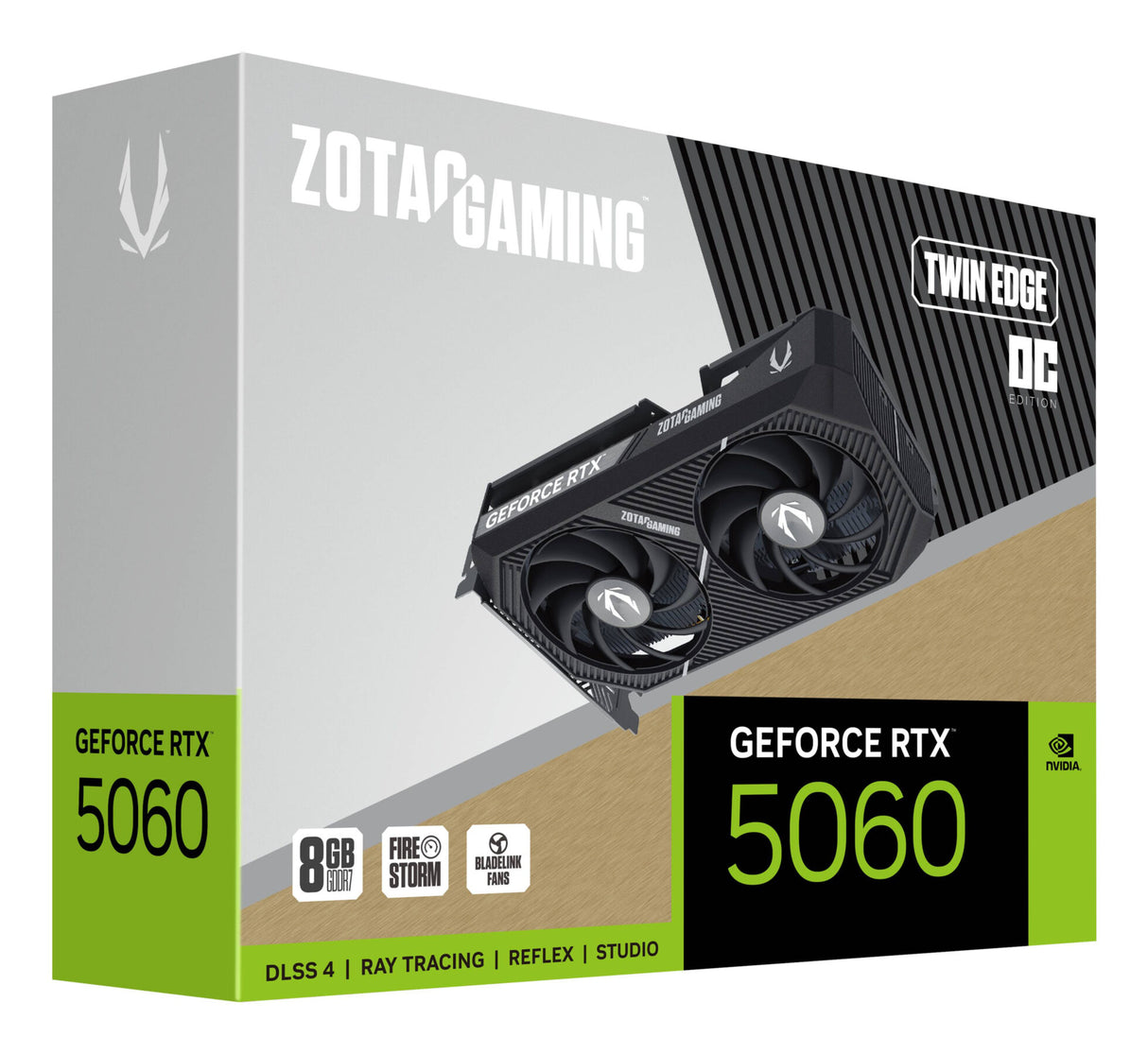 VGA ZOTAC GeForce® RTX 5060 8GB Twin Edge OC