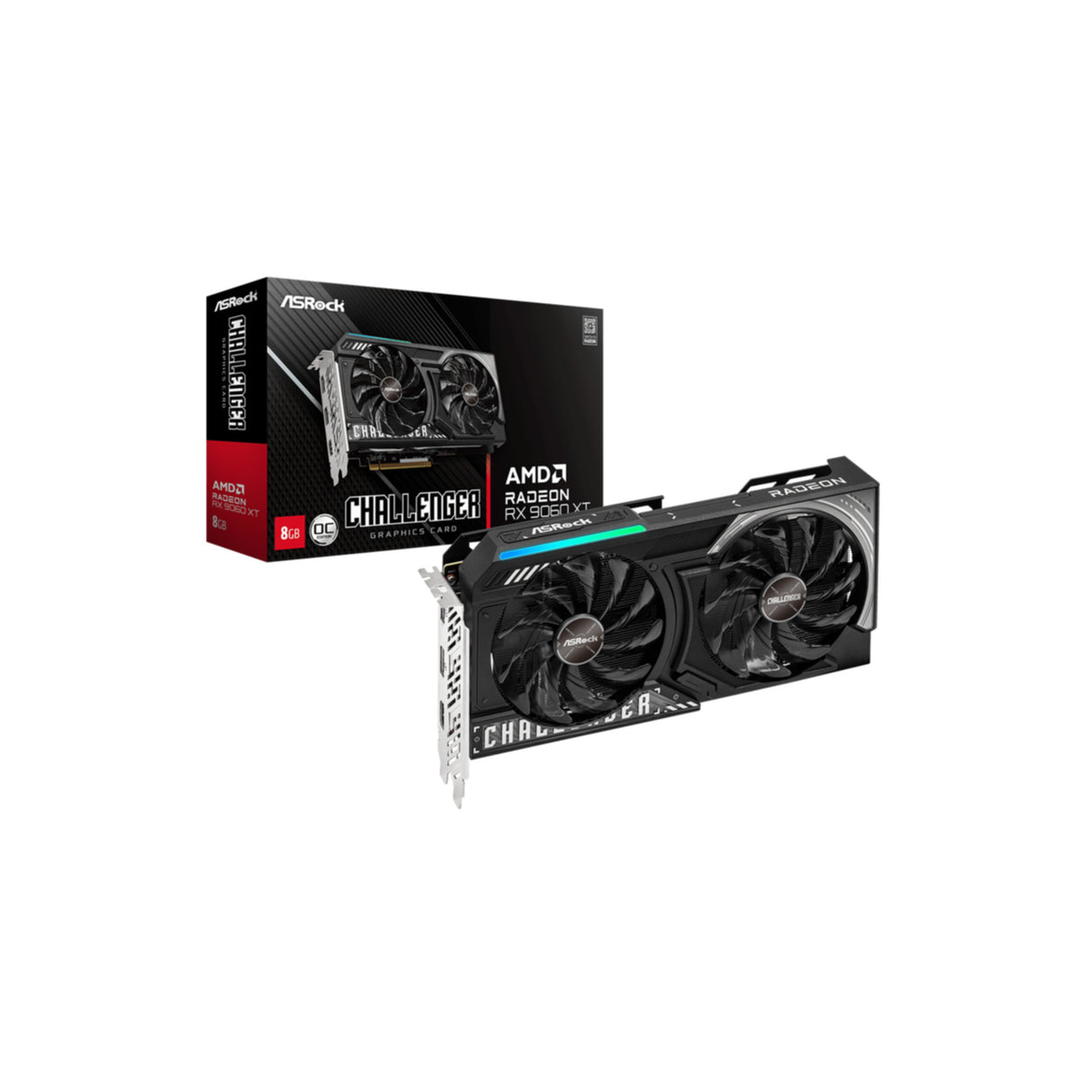 VGA ASRock Radeon RX 9060 XT 8GB Challenger OC