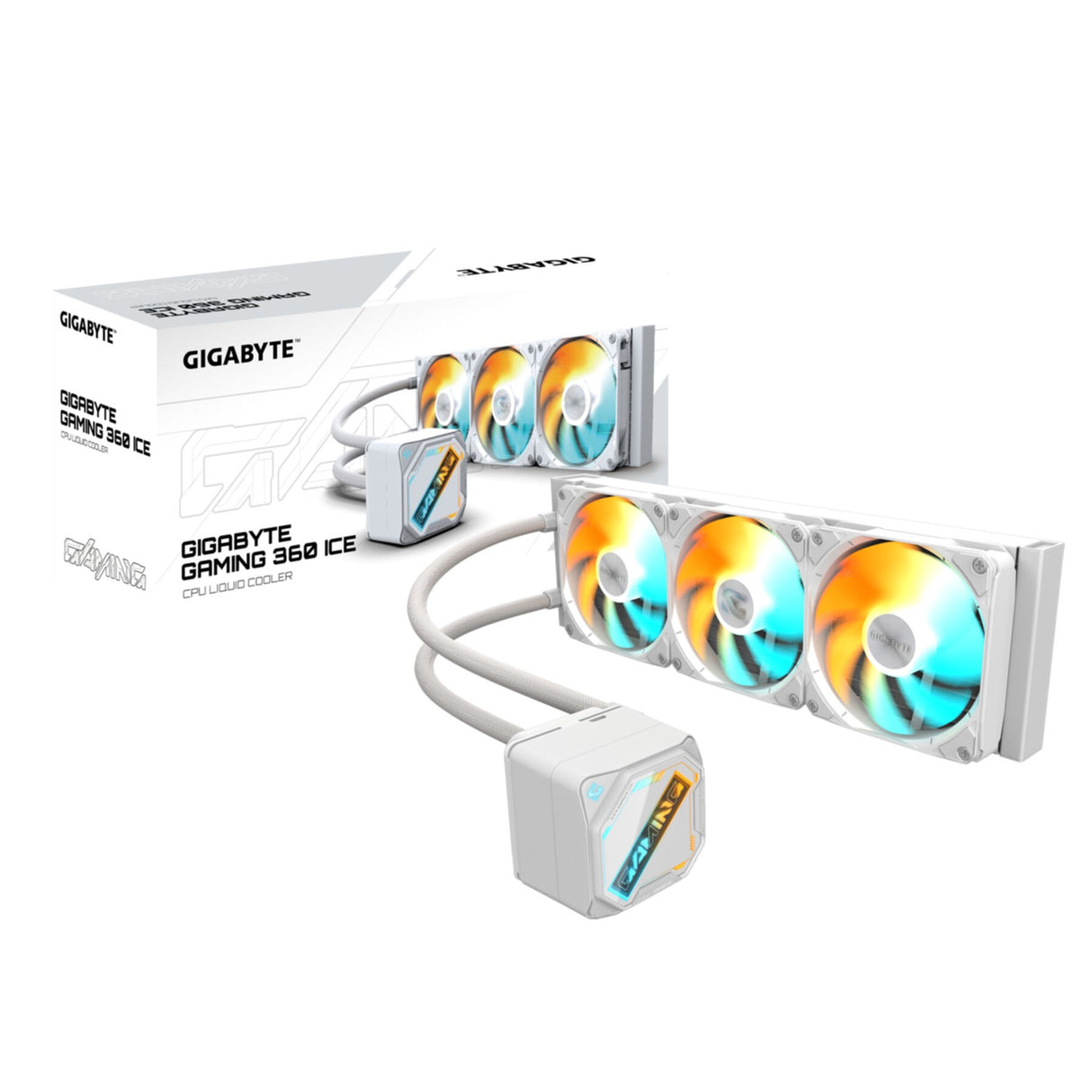 Cooler Gigabyte Gaming 360 ICE Wasserkühlung 360mm White GP-GIGABYTE GME 360I