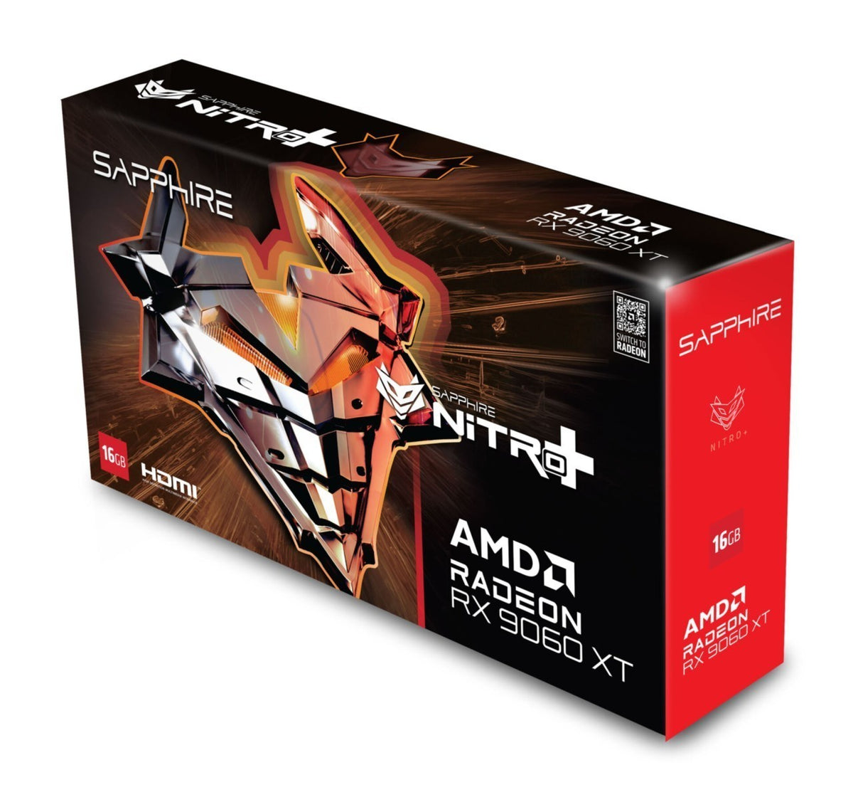 VGA SAPPHIRE NITRO+ Radeon RX 9060 XT 16GB Gaming OC (UEFI), Bild 6