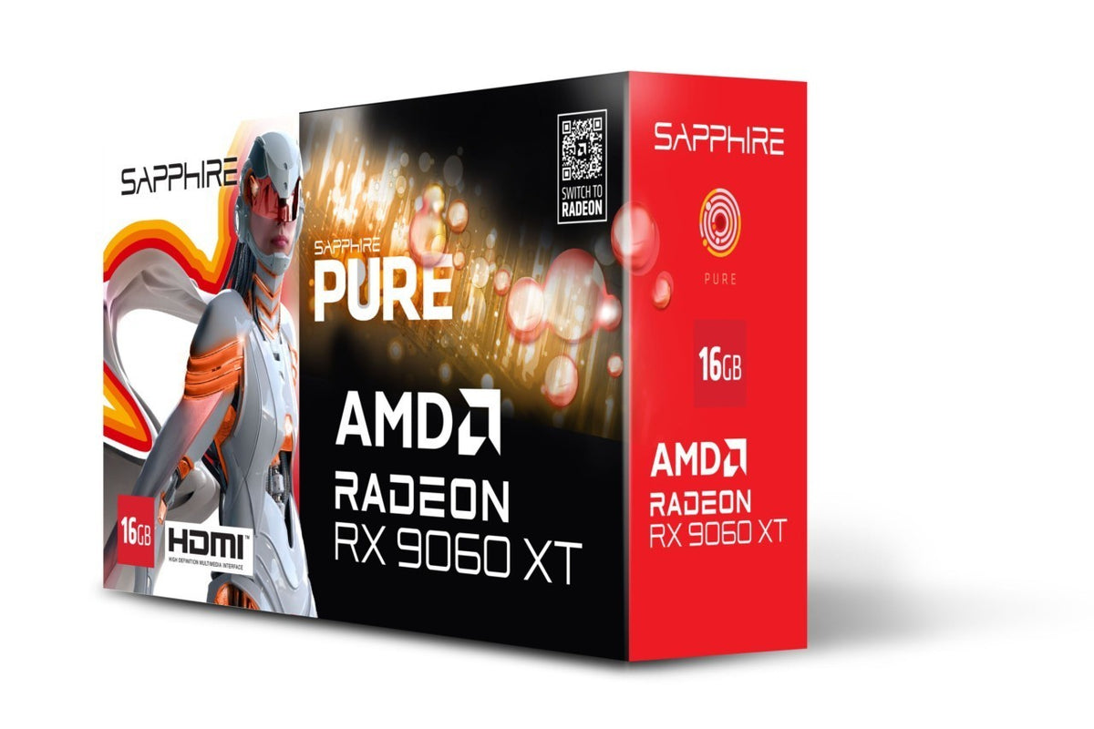 VGA SAPPHIRE PURE Radeon RX 9060 XT 16GB Gaming OC (UEFI), Bild 7