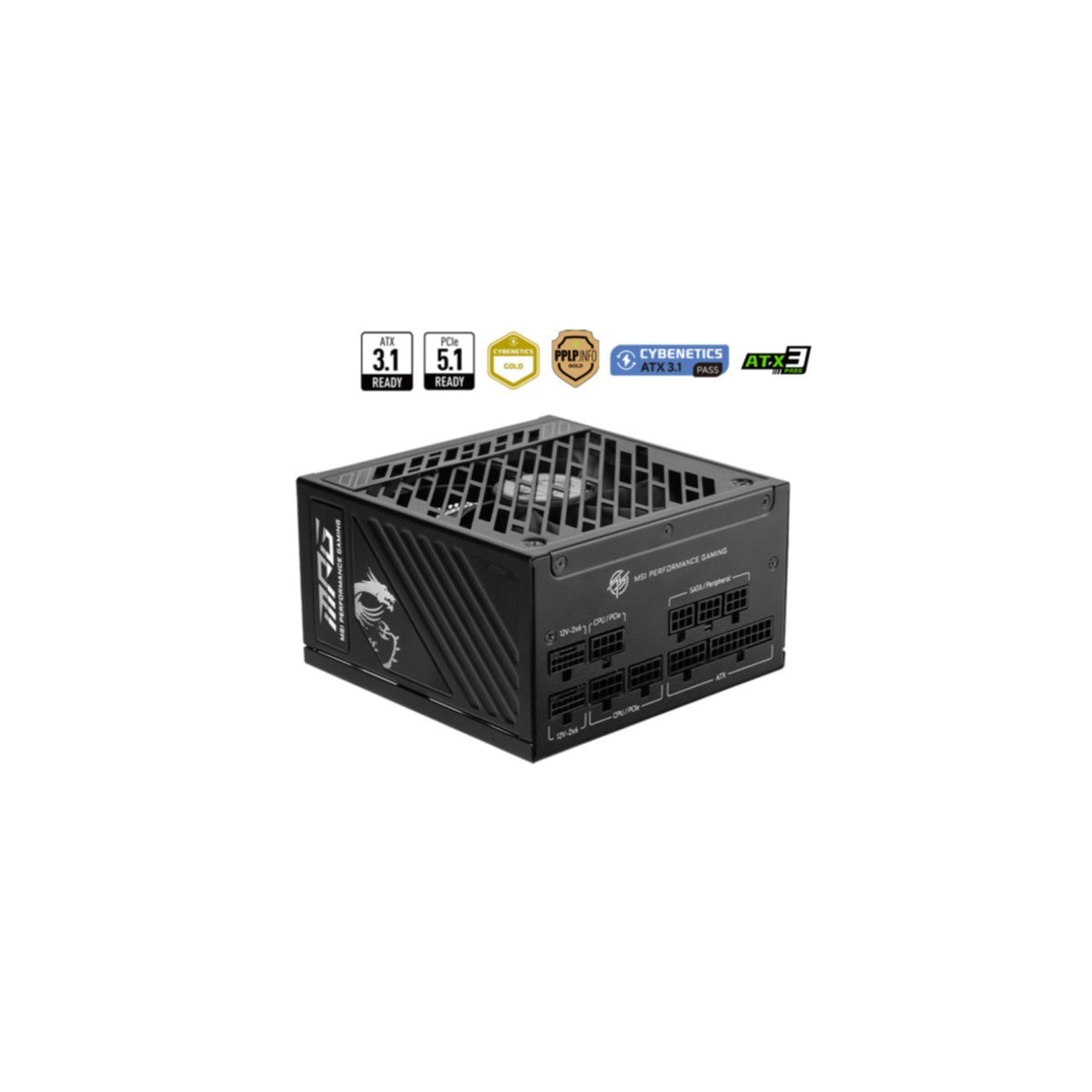 PC-Netzteil MSI MPG A1250GS PCIE5.1 - ATX3.1 306-7ZPFX11-CE0, Bild 4