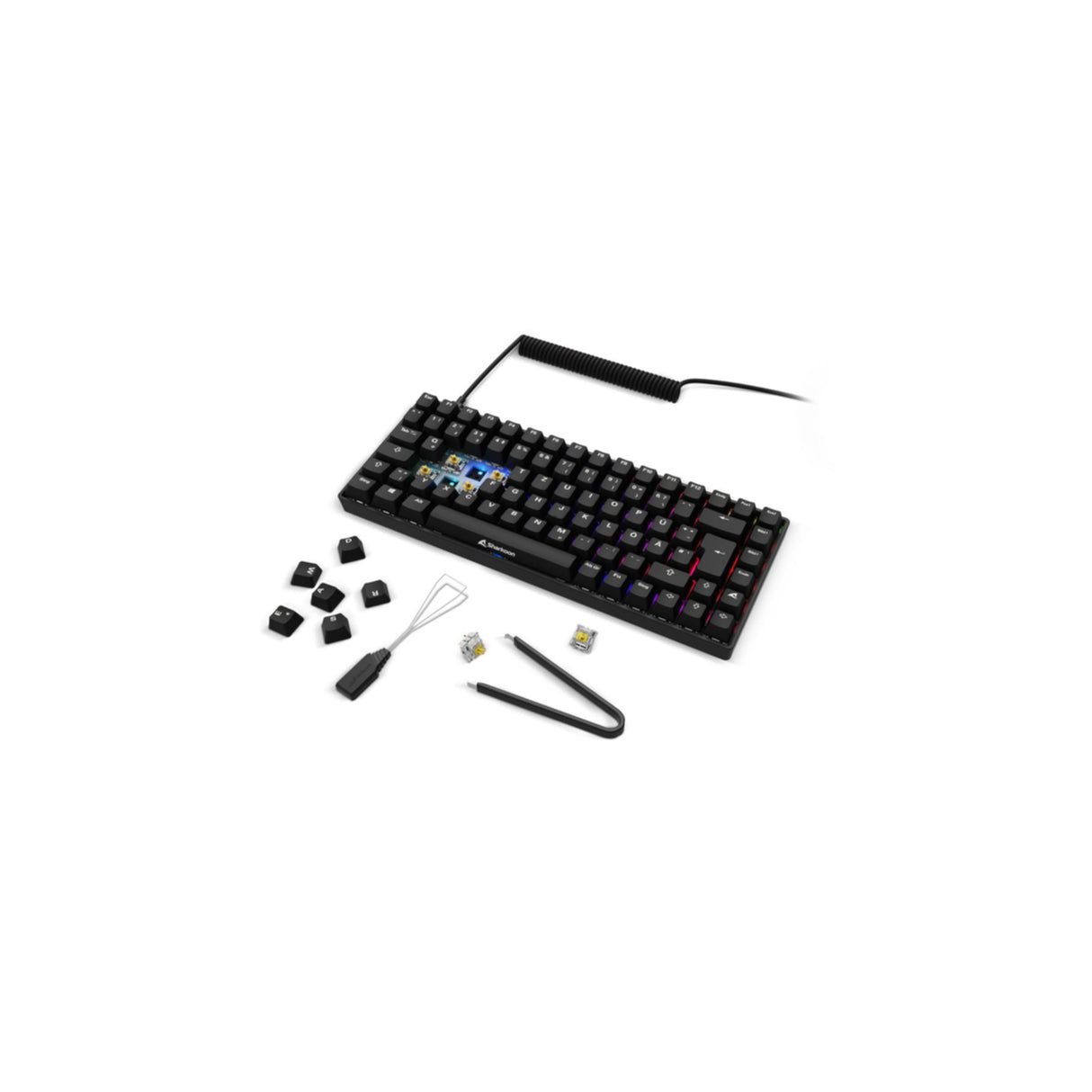Keyboard Sharkoon Skiller SGK50 S3 PBT Black